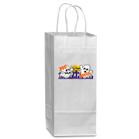 Halloween T  Shirt Halloween Haunted Graveyard T  Shirt Wine Paper Bag - 5 1/2 X 3 1/4 X 13 | Artistshot