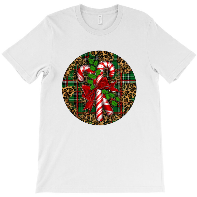 Candy Cane Christmas T-Shirt by Christmas Ornament Shop | Artistshot