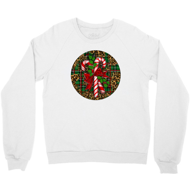 Candy Cane Christmas Crewneck Sweatshirt by Christmas Ornament Shop | Artistshot