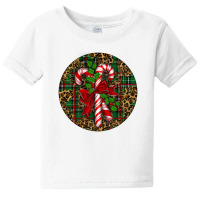 Candy Cane Christmas Baby Tee | Artistshot