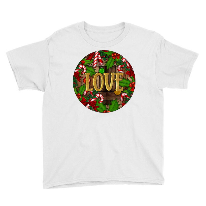 Christmas Love Youth Tee by Christmas Ornament Shop | Artistshot