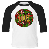 Christmas Love Toddler 3/4 Sleeve Tee | Artistshot