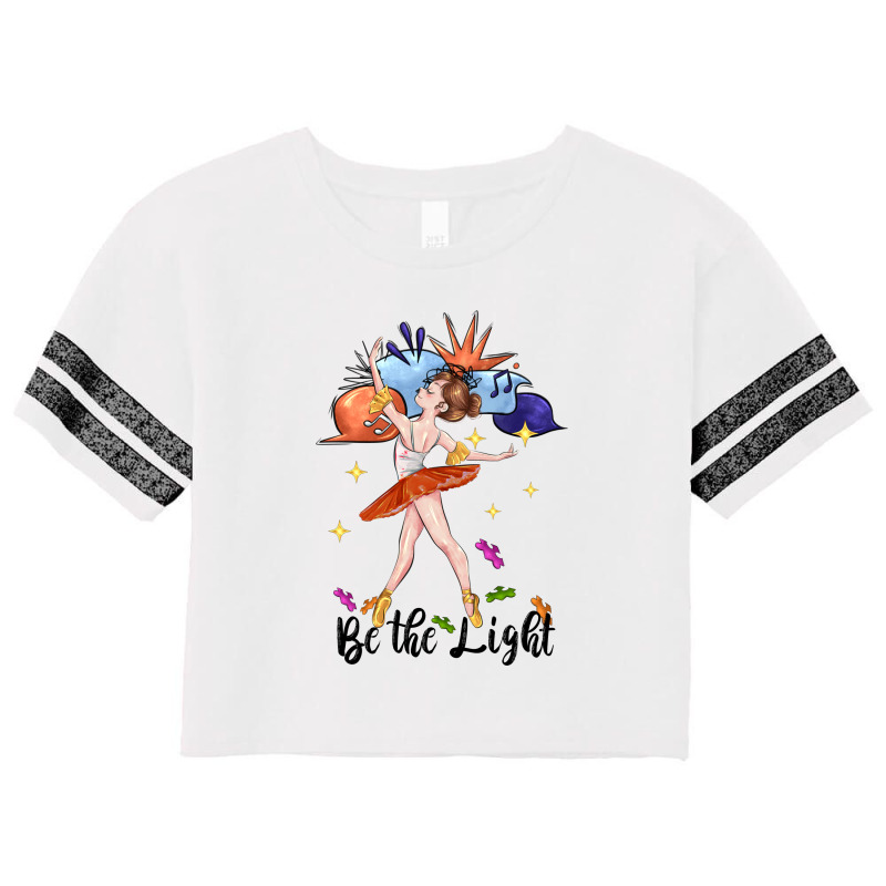 Be The Light Scorecard Crop Tee by CowGirlArtShop | Artistshot