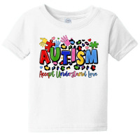 Autism Accept Understand Love Baby Tee | Artistshot