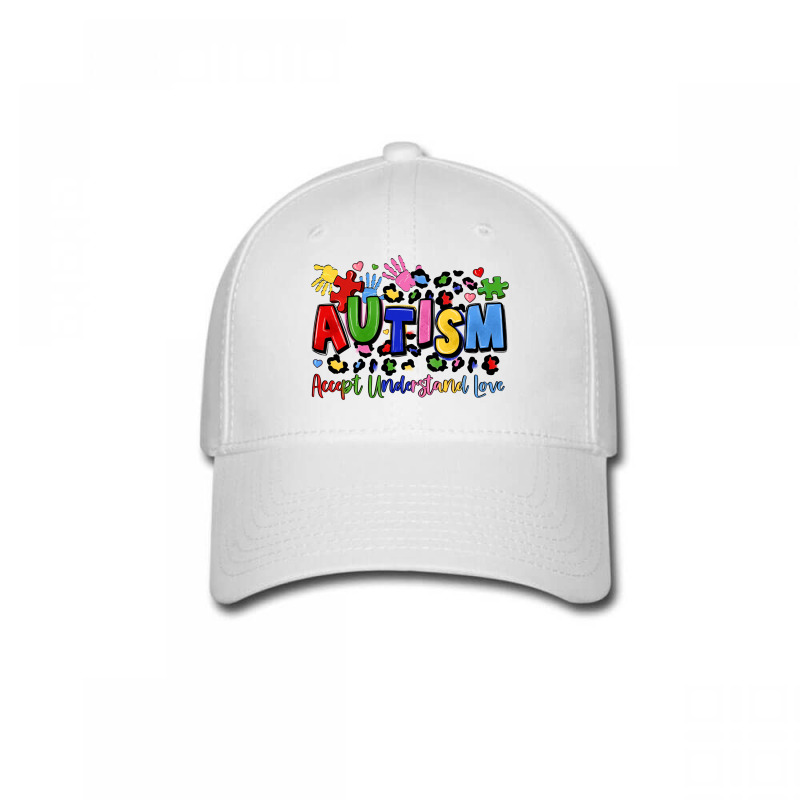 Autism Accept Understand Love Baseball Cap by LillyAllenDesigns | Artistshot