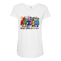 Autism Accept Understand Love Maternity Scoop Neck T-shirt | Artistshot