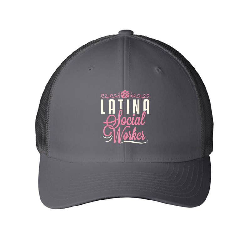 Latina Social Worker Lcsw Women Latinx Hispanic T Shirt Mesh cap by rainandehay | Artistshot