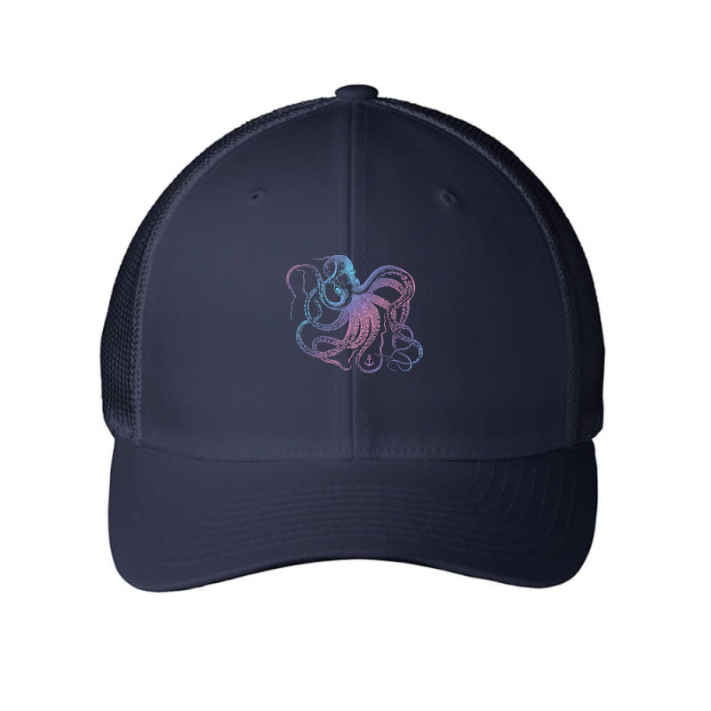 Octopus Shirt Cool Vintage Marine Biologist Ocean Sea Life 1 T Shirt Mesh Cap | Artistshot