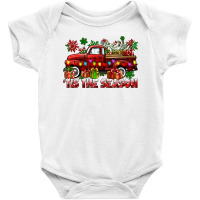 Tis The Season Christmas Truck Baby Bodysuit | Artistshot