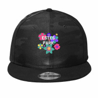 Estes Park Souvenir Floral Overlay For Women And Kids T Shirt Camo Snapback | Artistshot