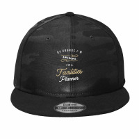 Facilities Planner Job Occupation Birthday Worker Camo Snapback | Artistshot