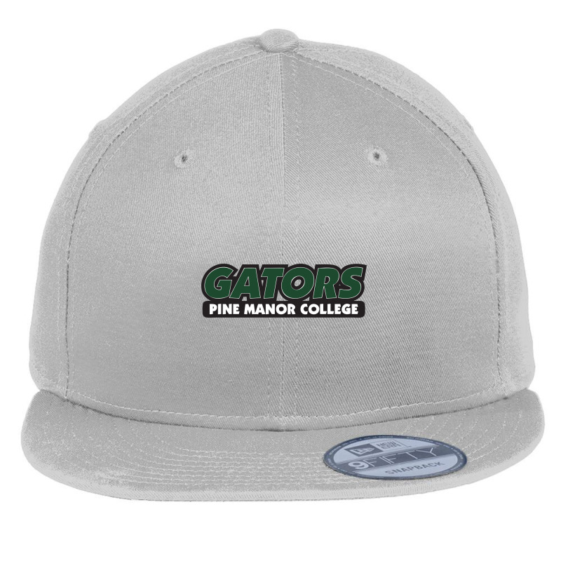 Pine Manor College Gators Flat Bill Snapback Cap by Truesan | Artistshot