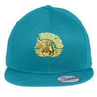 Beer Beercado Drinker Drinking Party Alcohol Brasserie Beer Flat Bill Snapback Cap | Artistshot