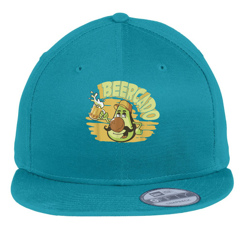 Beer Beercado Drinker Drinking Party Alcohol Brasserie Beer Flat Bill Snapback Cap by criticizematter | Artistshot