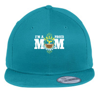 I'm A Proud Cheer Football Mom   Combined Sports Pullover Hoodie Flat Bill Snapback Cap | Artistshot