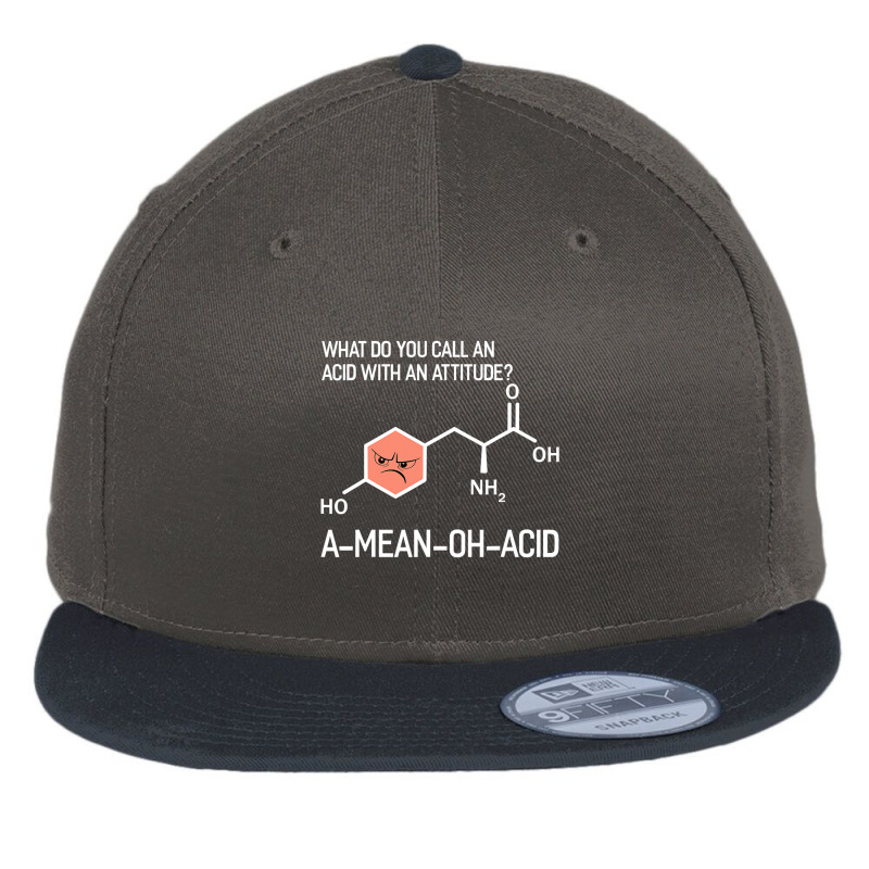 Humor Nerdy Chemistry T Shirt Gifts Amino Acid For Women Men Flat Bill Snapback Cap by HUUY | Artistshot