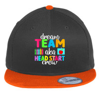 Dream Team Head Start Crew Teacher Early Childhood Education T Shirt Flat Bill Snapback Cap | Artistshot