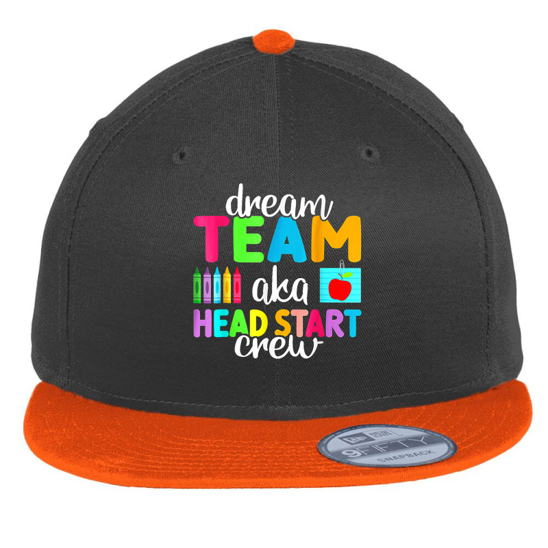 Dream Team Head Start Crew Teacher Early Childhood Education T Shirt Flat Bill Snapback Cap by kasaqcsegurc | Artistshot