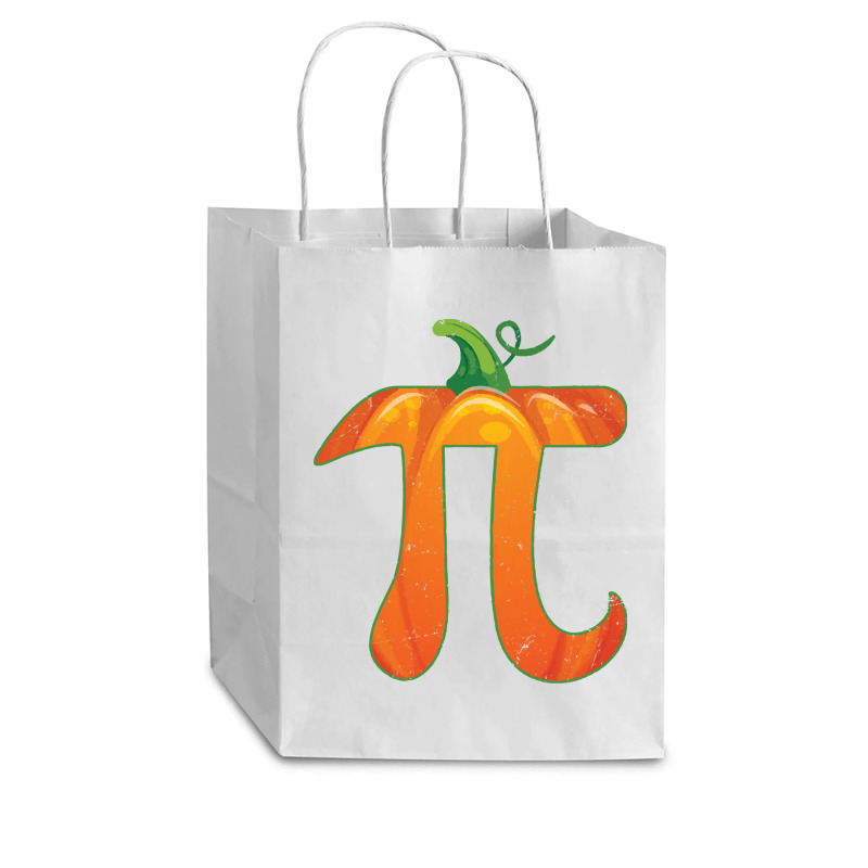 Pumpkin Pi Halloween Costume T  Shirt Funny Pumpkin Pi Halloween Costu Cub Paper Bag - 8 X 4 1/2 X 10 1/4 | Artistshot