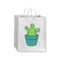 Cute Silly Cactus Debie Paper Bag - 10 X 5 X 13 | Artistshot