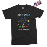 Autism Awareness Shirt Light It Up Blue Autism Awareness Exclusive T-shirt | Artistshot