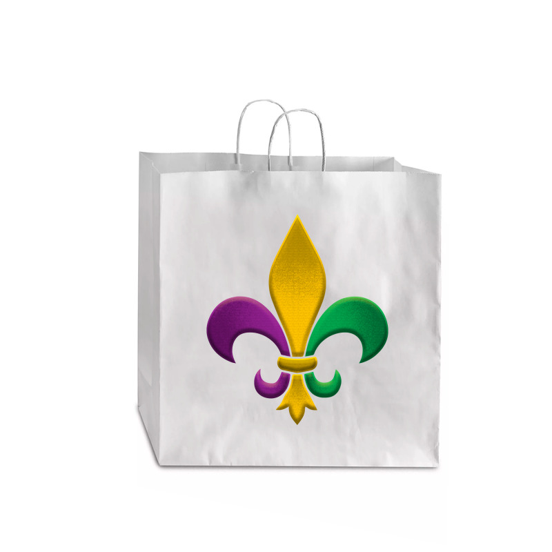 Awesome Mardi Gras Shirt New Orleans Party Idea Jumbo Paper Bag - 18 X 7 X 18 3/4 | Artistshot