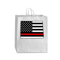 Firefighter T  Shirt Colorado Firefighter Thin Red Line T  Shirt Queen Paper Bag - 16 X 6 X 19 1/4 | Artistshot