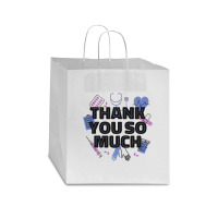 World Health Day Mental Health Awareness Thank You Nurses T Shirt Star Paper Bag - 13 X 7 X 13 | Artistshot