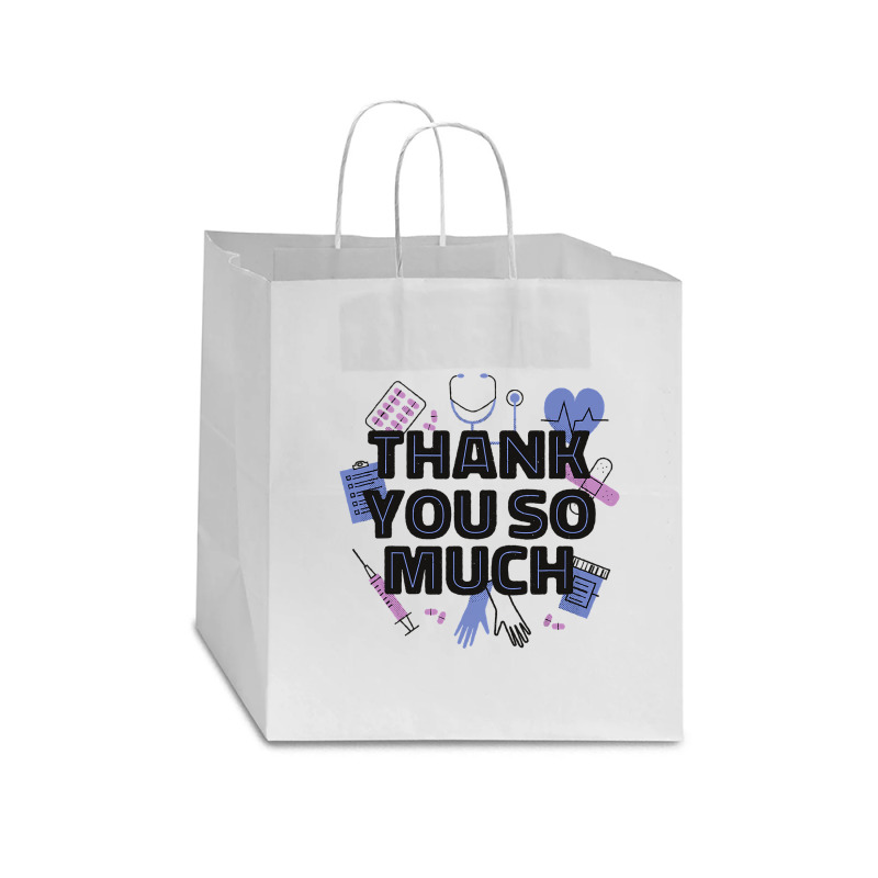 World Health Day Mental Health Awareness Thank You Nurses T Shirt Star Paper Bag - 13 x 7 x 13 by LoriMccarty89 | Artistshot