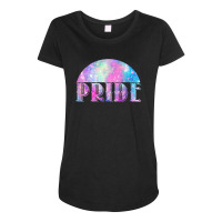 Pride Galaxy Maternity Scoop Neck T-shirt | Artistshot