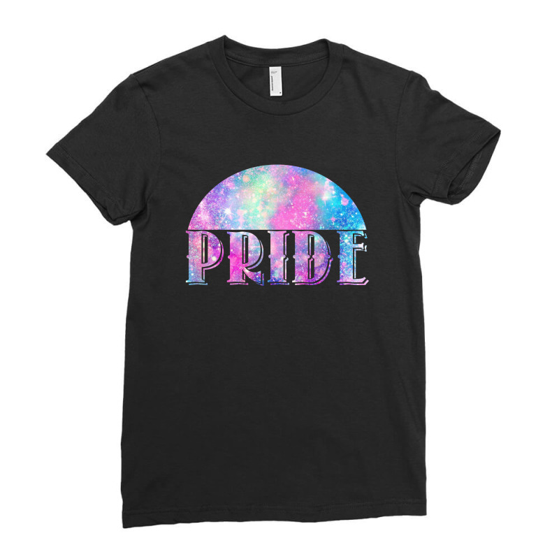 Pride Galaxy Ladies Fitted T-Shirt by autlu2024 | Artistshot