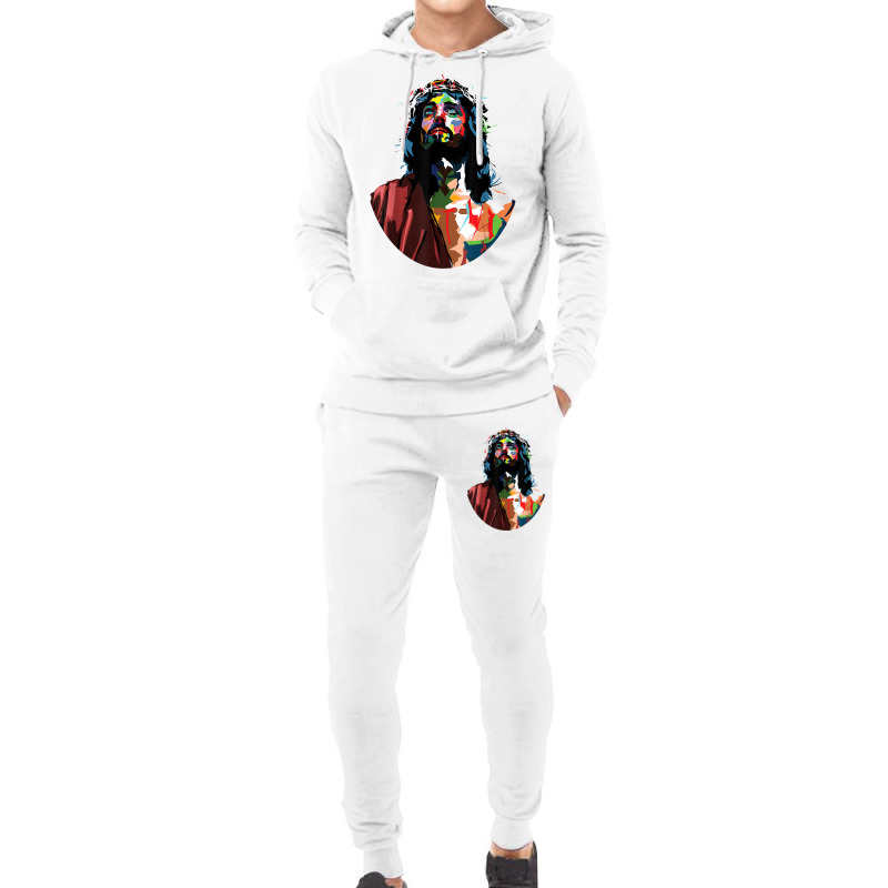 Vintage Got King Jesus Christ Sweet Face Image T Shirt Hoodie & Jogger Set | Artistshot