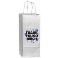 World Health Day Mental Health Awareness Thank You Nurses T Shirt Wine Paper Bag - 5 1/2 X 3 1/4 X 13 | Artistshot