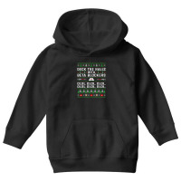 Deck The Halls With Beta Blockers Olol Ugly Nurse Christmas Youth Hoodie | Artistshot