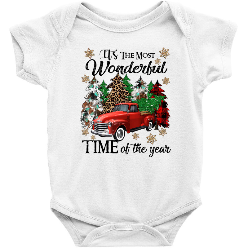 Its The Most Wonderful Time Of The Year Baby Bodysuit by CowGirlArtShop | Artistshot