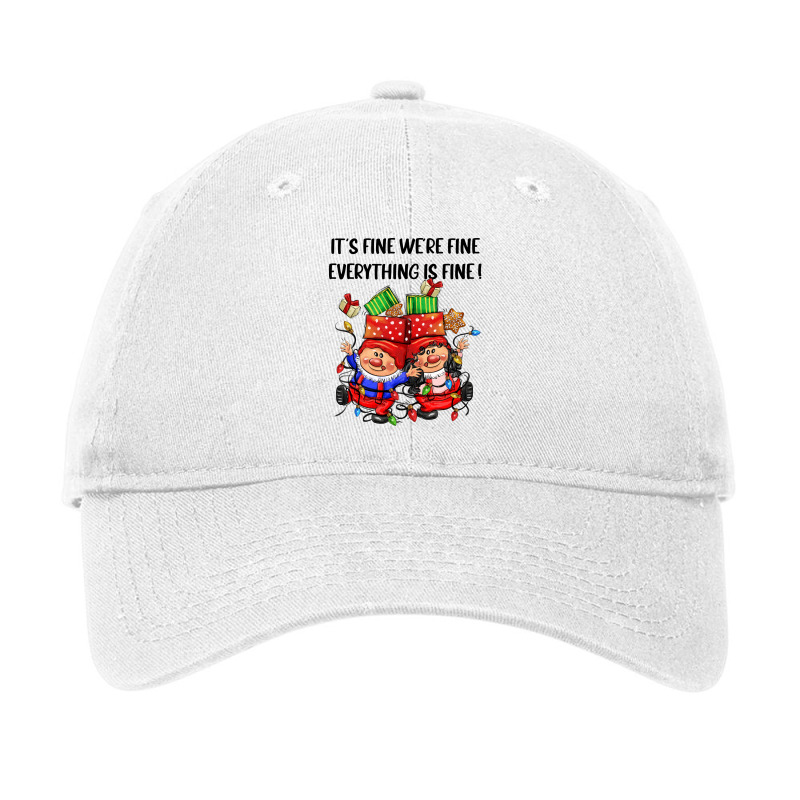 Its Fine Were Fine Everything Is Fine Adjustable Cap | Artistshot