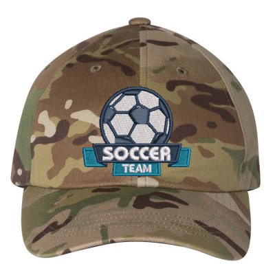 Soccer Team Embroidered Hat Embroidered Dad Cap Designed By Madhatter