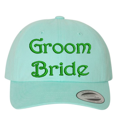 Groom Bride Embroidered Hat Embroidered Dad Cap Designed By Madhatter