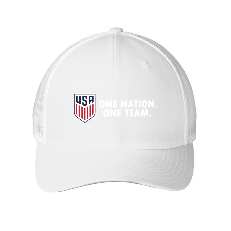 One Nation One Team White 2 Mesh cap by coşkun | Artistshot