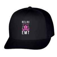 Emt Emergency Medical Technician Parents Ambulance Responder Trucker Cap | Artistshot