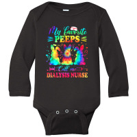 Dialysis Nurse Tie Dye Favorite Nurse Easter Long Sleeve Baby Bodysuit | Artistshot