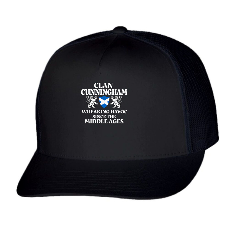 Cunningham Scottish Family Clan Scotland Name T Shirt Trucker Cap by heartlytreleven | Artistshot