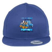 Cow Mooey Life Is Short Take The Trip Buy The Cow Eat The Cake 99 Cows Flat Bill Snapback Cap | Artistshot