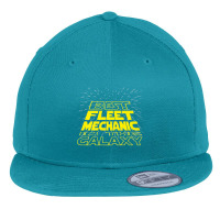 Mechanic Fleet Mechanic Funny Cool Galaxy Job Flat Bill Snapback Cap | Artistshot