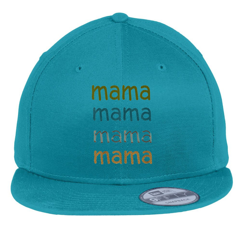 Funny Mama Shamrock Womens Girls Boys St Patricks Day Flat Bill Snapback Cap | Artistshot