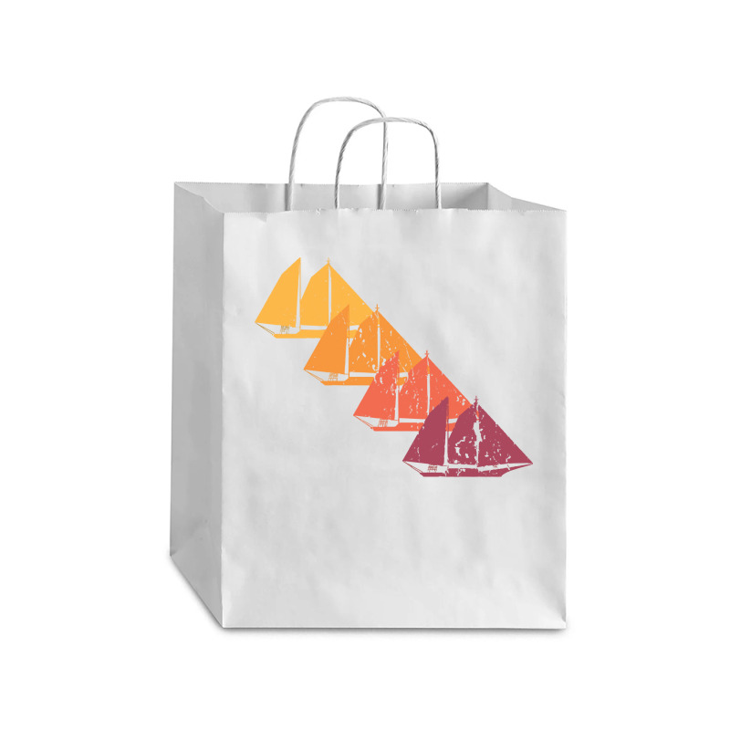 Sailing T  Shirt Sail Boat Retro T  Shirt Debie Paper Bag - 10 X 5 X 13 | Artistshot