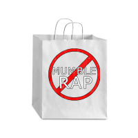 Stop Mumble Rap Hiphop Design Debie Paper Bag - 10 X 5 X 13 | Artistshot