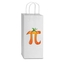 Pumpkin Pi Halloween Costume T  Shirt Funny Pumpkin Pi Halloween Costu Double Wine Paper Bag - 6 1/2 X 3 1/2 X 12 3/8 | Artistshot