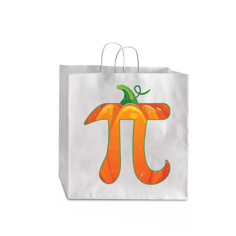 Pumpkin Pi Halloween Costume T  Shirt Funny Pumpkin Pi Halloween Costu Jumbo Paper Bag - 18 X 7 X 18 3/4 | Artistshot