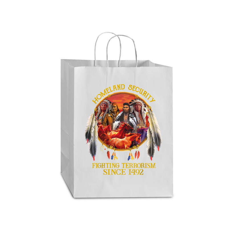 Original Founding Fathers Native American Indian Tribe T Shirt Mart Paper Bag -13 X 7 X 17 | Artistshot